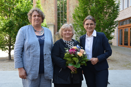 (v.l.n.r.) Prof. Dr. Sabine Möbs, Prof. Dr. Beate Blank, Prof. Dr. Martina Klärle  DHBW