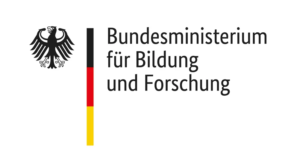 Auf dem Bild ist das Logo des Bundesministeriums für Bildung und Forschung abgebildet.