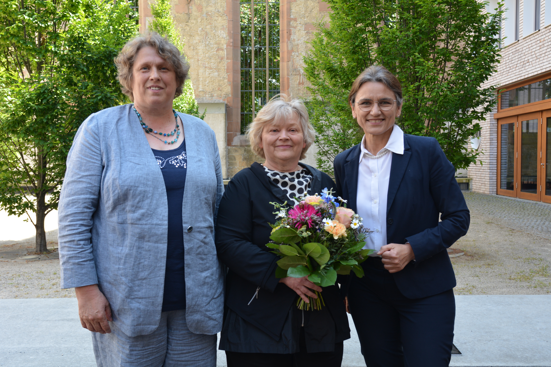 (v.l.n.r.) Prof. Dr. Sabine Möbs, Prof. Dr. Beate Blank, Prof. Dr. Martina Klärle  DHBW